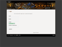 Tablet Screenshot of golds.shop.muaway.net